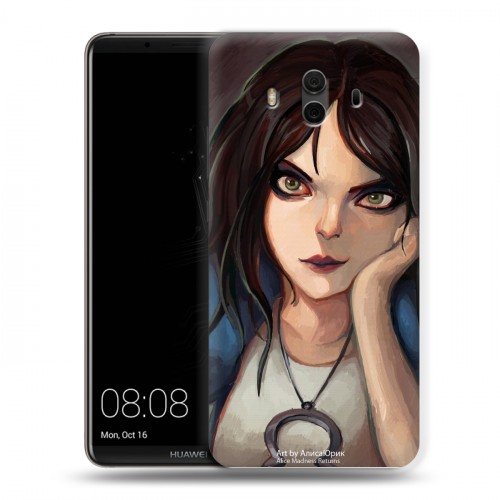 Дизайнерский пластиковый чехол для Huawei Mate 10 Alice Madness Returns