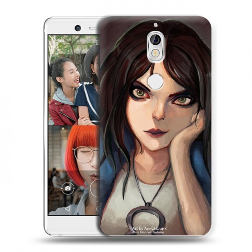 Дизайнерский пластиковый чехол для Nokia 7 Alice Madness Returns