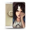 Дизайнерский пластиковый чехол для Alcatel 3 Alice Madness Returns