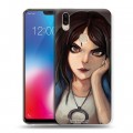 Дизайнерский пластиковый чехол для Vivo V9 Alice Madness Returns