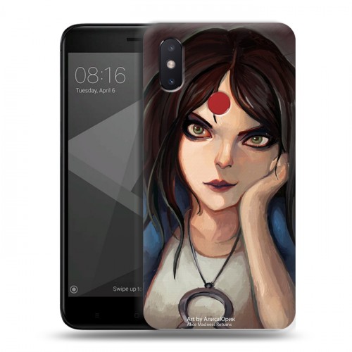 Дизайнерский пластиковый чехол для Xiaomi Mi8 SE Alice Madness Returns