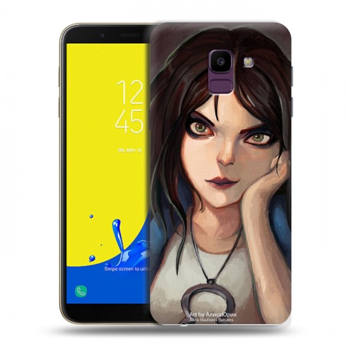 Дизайнерский пластиковый чехол для Samsung Galaxy J6 Alice Madness Returns