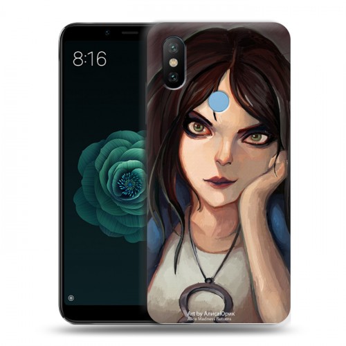 Дизайнерский силиконовый чехол для Xiaomi Mi A2 Alice Madness Returns