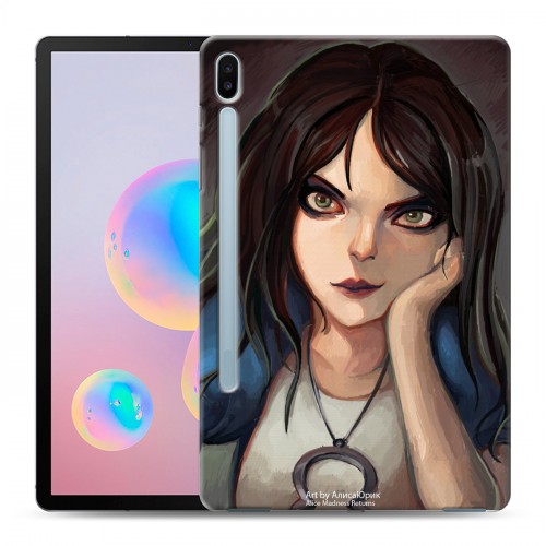 Дизайнерский силиконовый чехол для Samsung Galaxy Tab S6 Alice Madness Returns