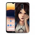 Дизайнерский пластиковый чехол для Nokia 2.3 Alice Madness Returns