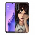 Дизайнерский силиконовый с усиленными углами чехол для OPPO A31 Alice Madness Returns