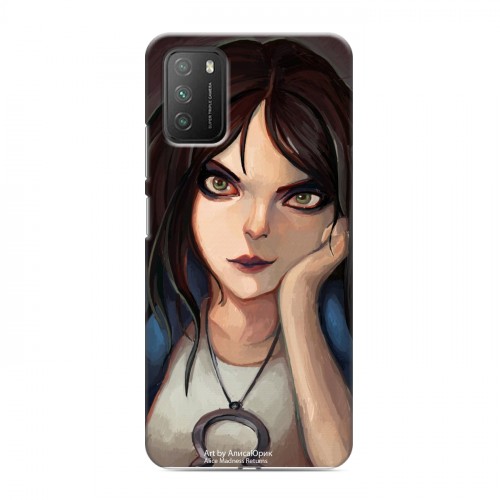 Дизайнерский пластиковый чехол для Xiaomi Poco M3 Alice Madness Returns