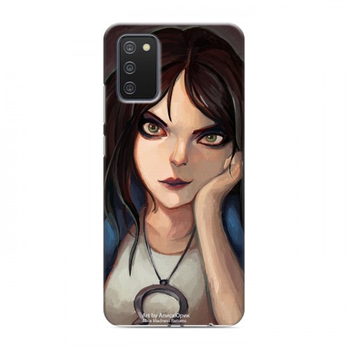 Дизайнерский пластиковый чехол для Samsung Galaxy A02s Alice Madness Returns