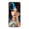 Дизайнерский силиконовый чехол для Xiaomi Poco F3 Alice Madness Returns