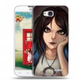 Дизайнерский пластиковый чехол для LG L80 Alice Madness Returns