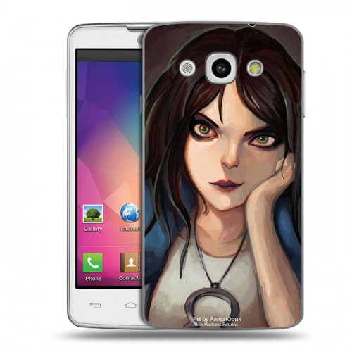 Дизайнерский пластиковый чехол для LG L60 Alice Madness Returns