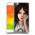 Дизайнерский пластиковый чехол для Xiaomi Mi Note Alice Madness Returns