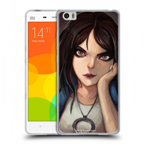 Дизайнерский пластиковый чехол для Xiaomi Mi Note Alice Madness Returns