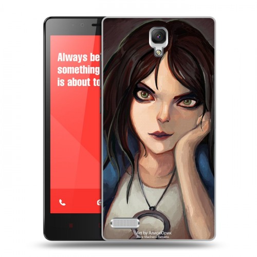 Дизайнерский пластиковый чехол для Xiaomi RedMi Note Alice Madness Returns