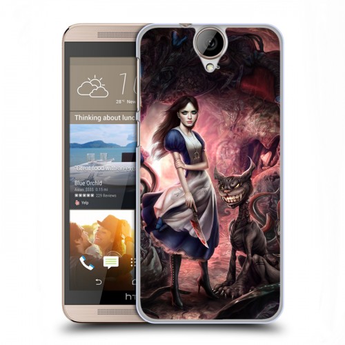 Дизайнерский пластиковый чехол для HTC One E9+ Alice Madness Returns