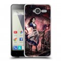 Дизайнерский пластиковый чехол для ZTE Blade L3 Alice Madness Returns