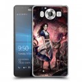 Дизайнерский пластиковый чехол для Microsoft Lumia 950 Alice Madness Returns