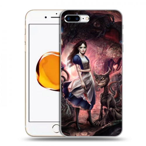 Дизайнерский пластиковый чехол для Iphone 7 Plus / 8 Plus Alice Madness Returns