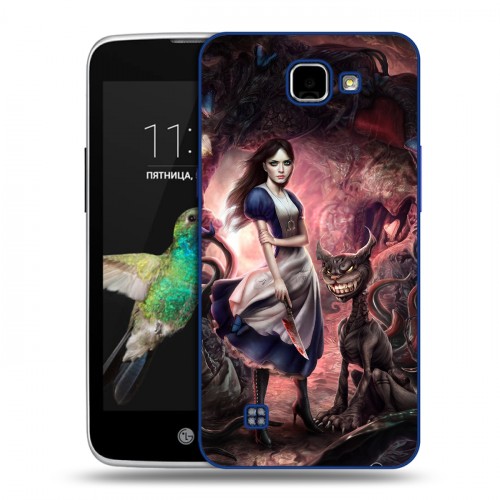 Дизайнерский пластиковый чехол для LG K4 Alice Madness Returns