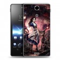 Дизайнерский пластиковый чехол для Sony Xperia TX Alice Madness Returns