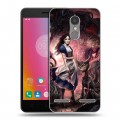 Дизайнерский силиконовый чехол для Lenovo K6 Alice Madness Returns