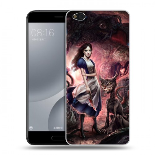 Дизайнерский пластиковый чехол для Xiaomi Mi5C Alice Madness Returns