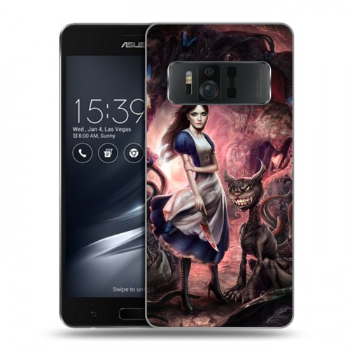 Дизайнерский силиконовый чехол для ASUS ZenFone AR Alice Madness Returns