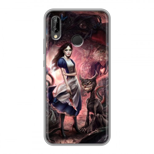 Дизайнерский силиконовый чехол для Huawei P20 Lite Alice Madness Returns