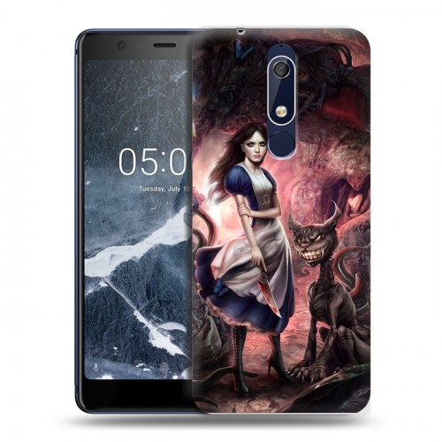 Дизайнерский пластиковый чехол для Nokia 5.1 Alice Madness Returns