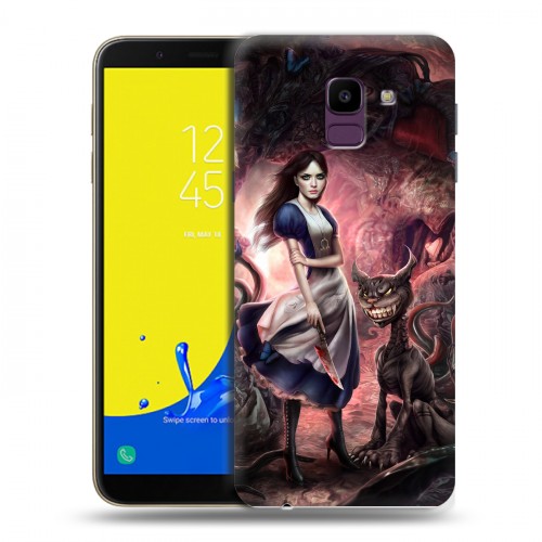 Дизайнерский пластиковый чехол для Samsung Galaxy J6 Alice Madness Returns