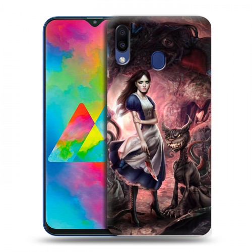 Дизайнерский пластиковый чехол для Samsung Galaxy M20 Alice Madness Returns