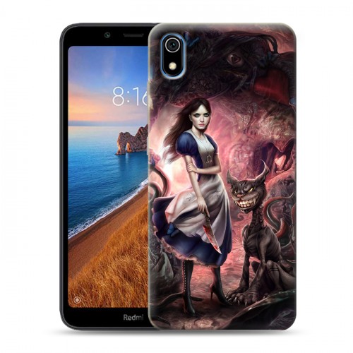 Дизайнерский силиконовый чехол для Xiaomi RedMi 7A Alice Madness Returns