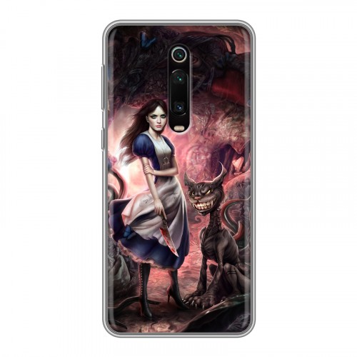 Дизайнерский силиконовый чехол для Xiaomi RedMi K20 Alice Madness Returns