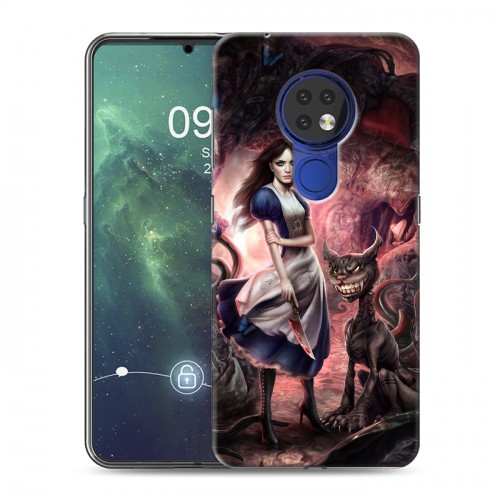 Дизайнерский силиконовый чехол для Nokia 6.2 Alice Madness Returns