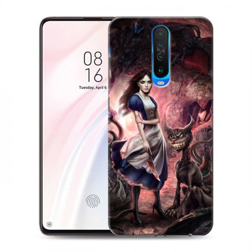 Дизайнерский пластиковый чехол для Xiaomi RedMi K30 Alice Madness Returns