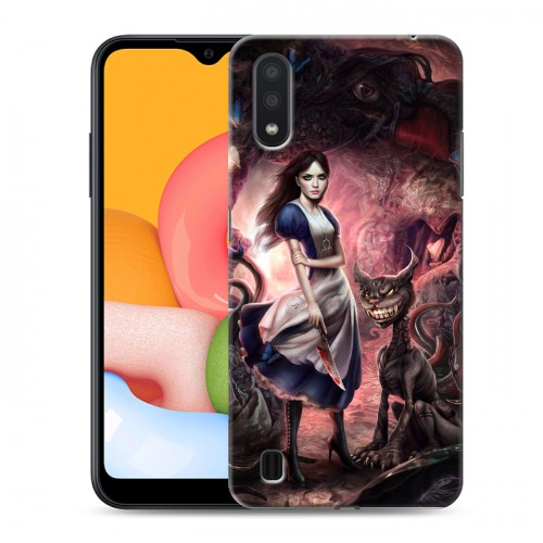 Дизайнерский силиконовый чехол для Samsung Galaxy M01 Alice Madness Returns