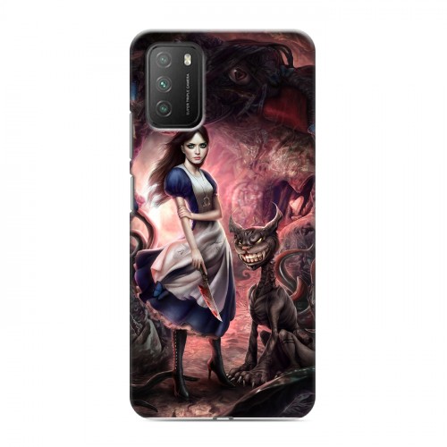 Дизайнерский пластиковый чехол для Xiaomi Poco M3 Alice Madness Returns