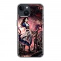 Дизайнерский пластиковый чехол для Iphone 14 Alice Madness Returns