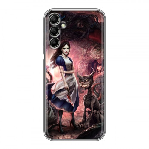 Дизайнерский силиконовый чехол для Samsung Galaxy A14 Alice Madness Returns