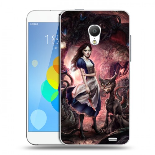 Дизайнерский силиконовый чехол для  Meizu MX3 Alice Madness Returns