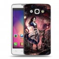 Дизайнерский пластиковый чехол для LG L60 Alice Madness Returns