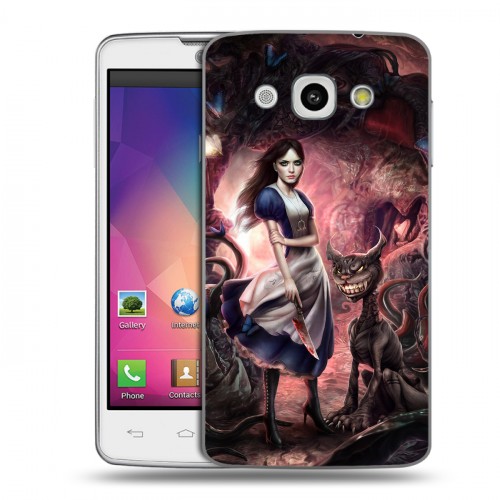 Дизайнерский пластиковый чехол для LG L60 Alice Madness Returns