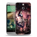 Дизайнерский пластиковый чехол для HTC One E8 Alice Madness Returns