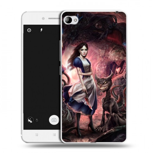 Дизайнерский пластиковый чехол для Lenovo S90 Alice Madness Returns