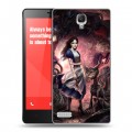 Дизайнерский пластиковый чехол для Xiaomi RedMi Note Alice Madness Returns