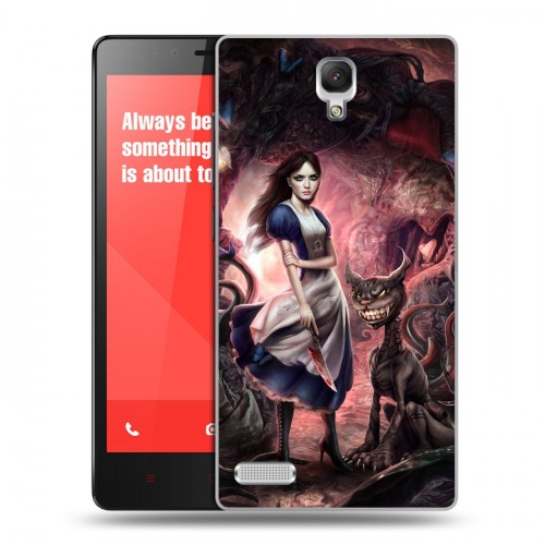 Дизайнерский пластиковый чехол для Xiaomi RedMi Note Alice Madness Returns