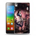 Дизайнерский пластиковый чехол для Lenovo A7000 Alice Madness Returns