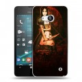 Дизайнерский пластиковый чехол для Microsoft Lumia 550 Alice Madness Returns