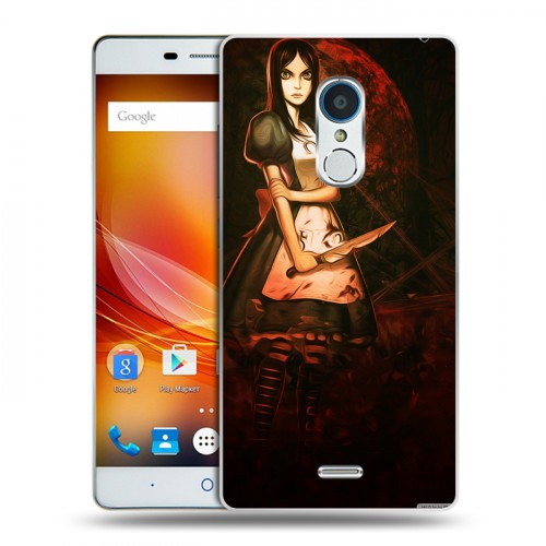 Дизайнерский пластиковый чехол для ZTE Blade X9 Alice Madness Returns