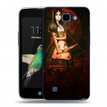 Дизайнерский пластиковый чехол для LG K4 Alice Madness Returns